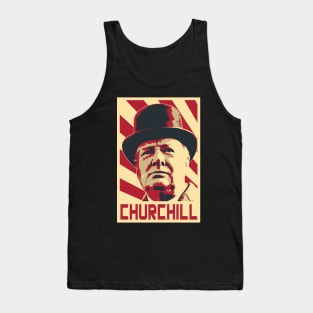 Churchill Retro Propaganda Tank Top